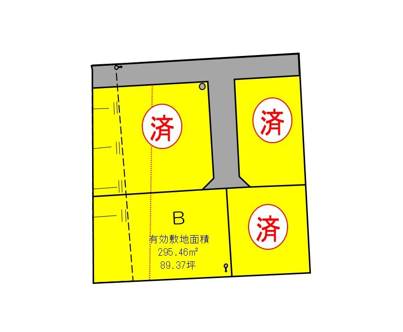 【建築条件無し分譲地】高木第２０地割